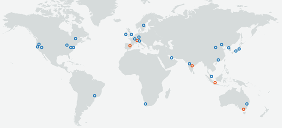 AWS Global data centre locations